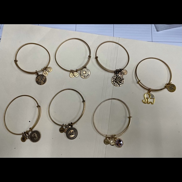 (Sold) 6 ALEX and ANI bracelets & plus 1 free - Picture 2 of 6